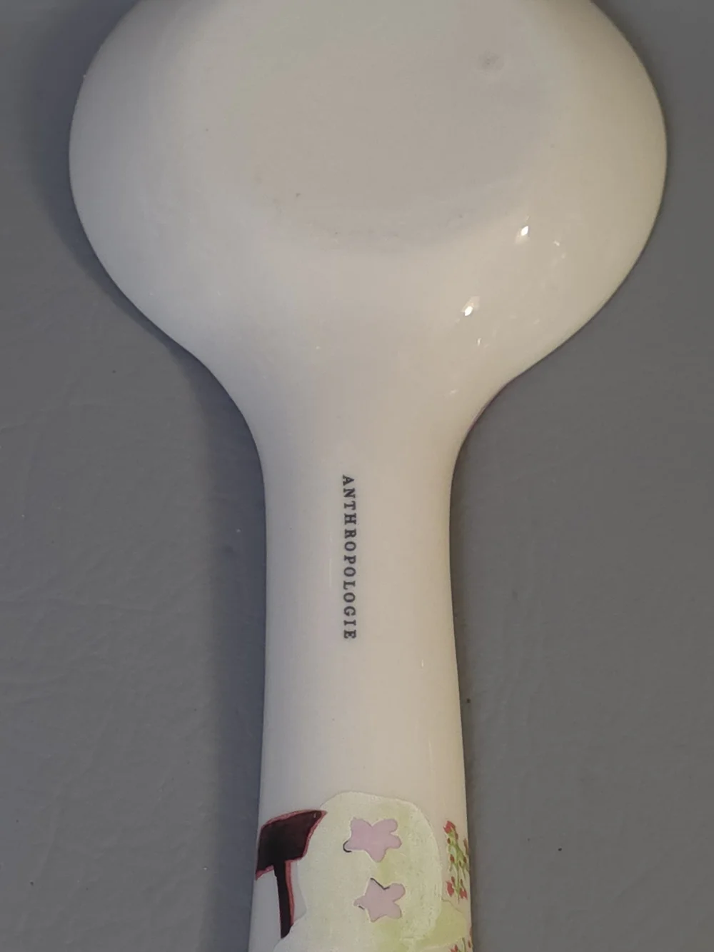 Anthropologie Ceramic Holiday Decorative Hand-Painted Ceramic Spoon Rest